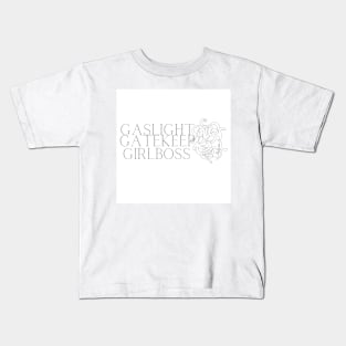MEDUSA - GASLIGHT GATEKEEP GIRLBOSS Kids T-Shirt
